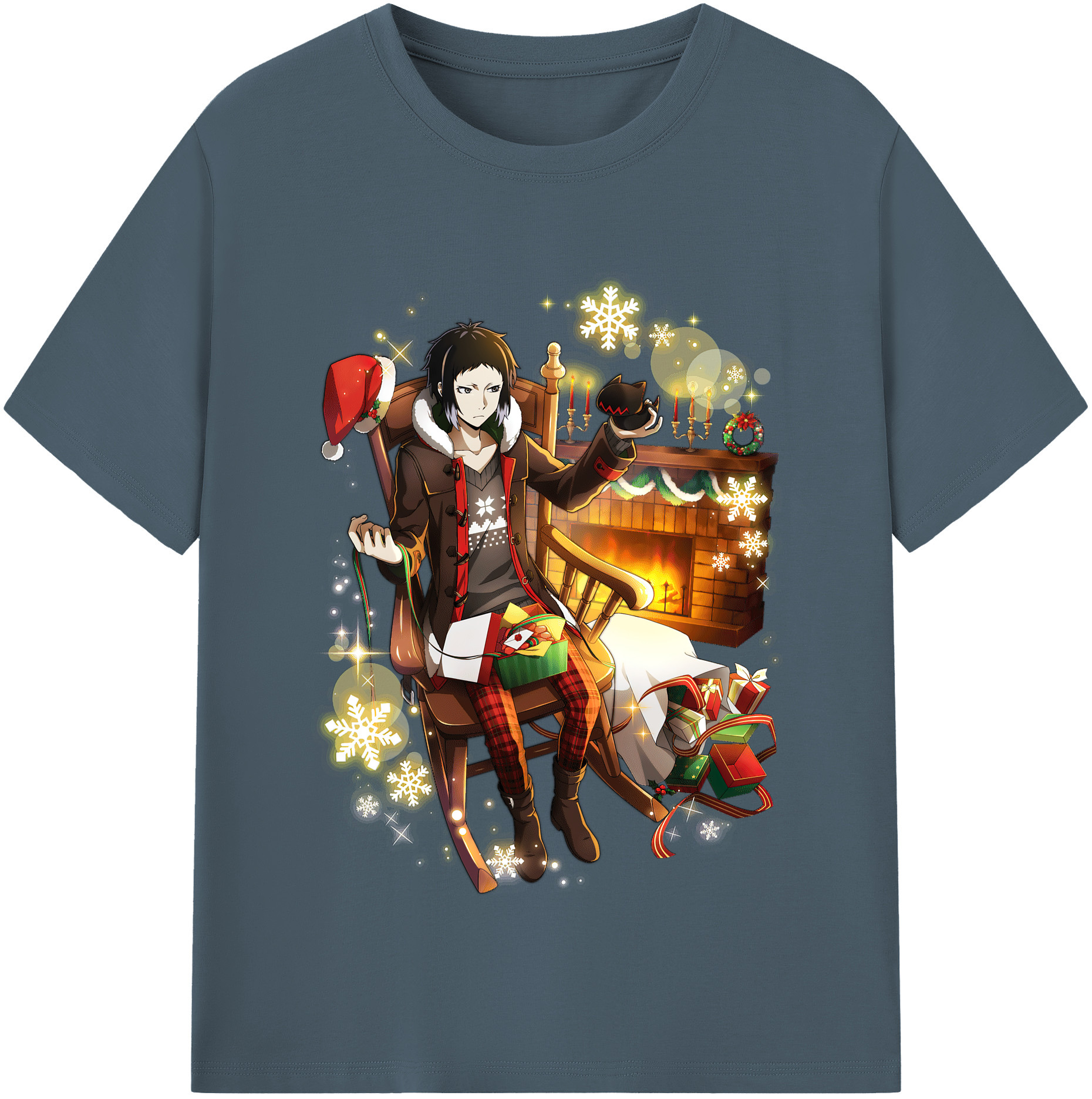 （画像用） 文豪ストレイドッグス Bungo Stray Dogs 綿100％半袖Tシャツ（フロントプリント）